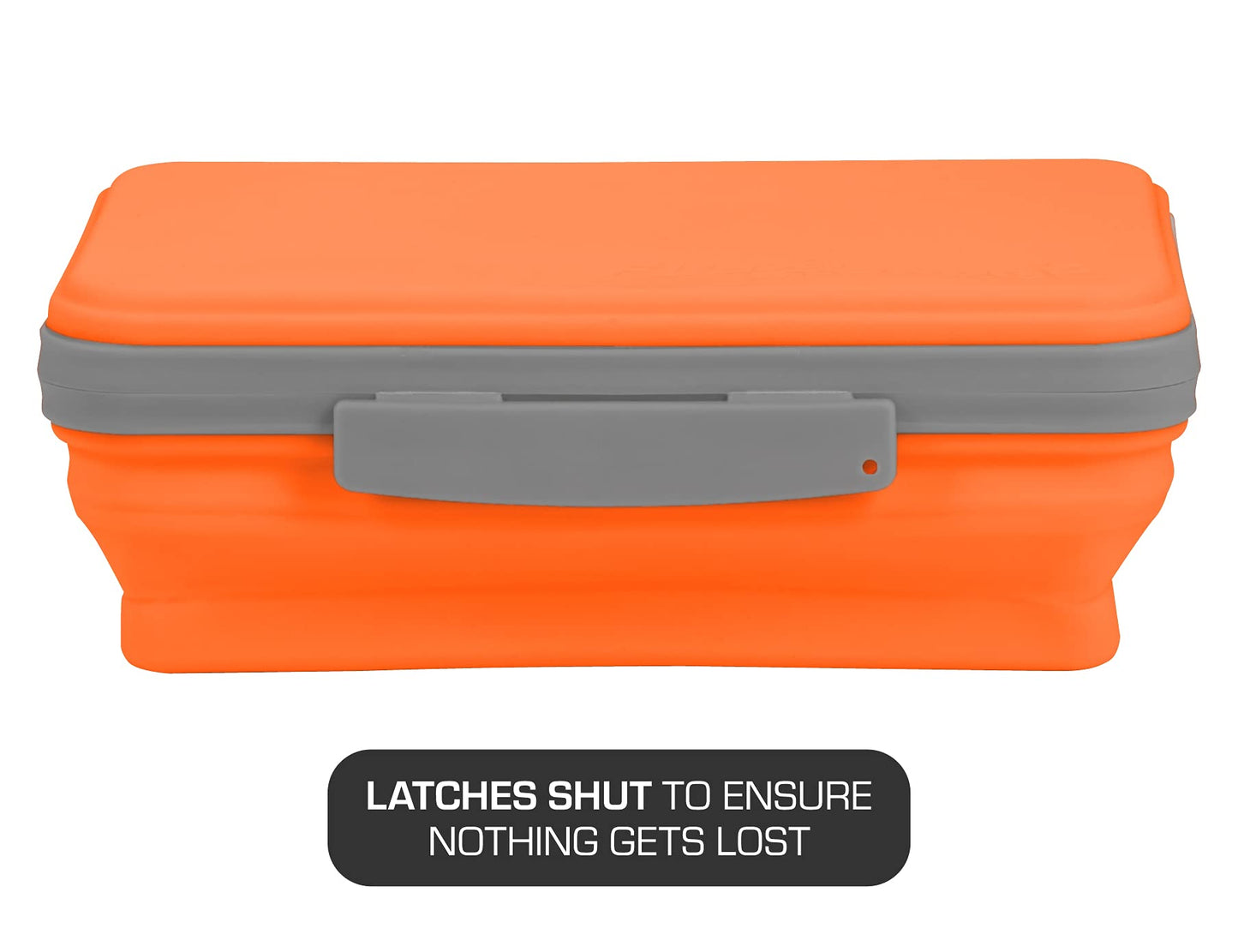 It's Academic Flexi Storage Box with Lid, Collapsible Pencil Case Design for Craft and School Supplies, 3-Pack