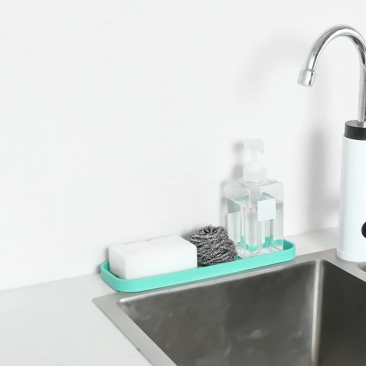 Silicone Kitchen Sink Organizer Tray for Multiple Usage