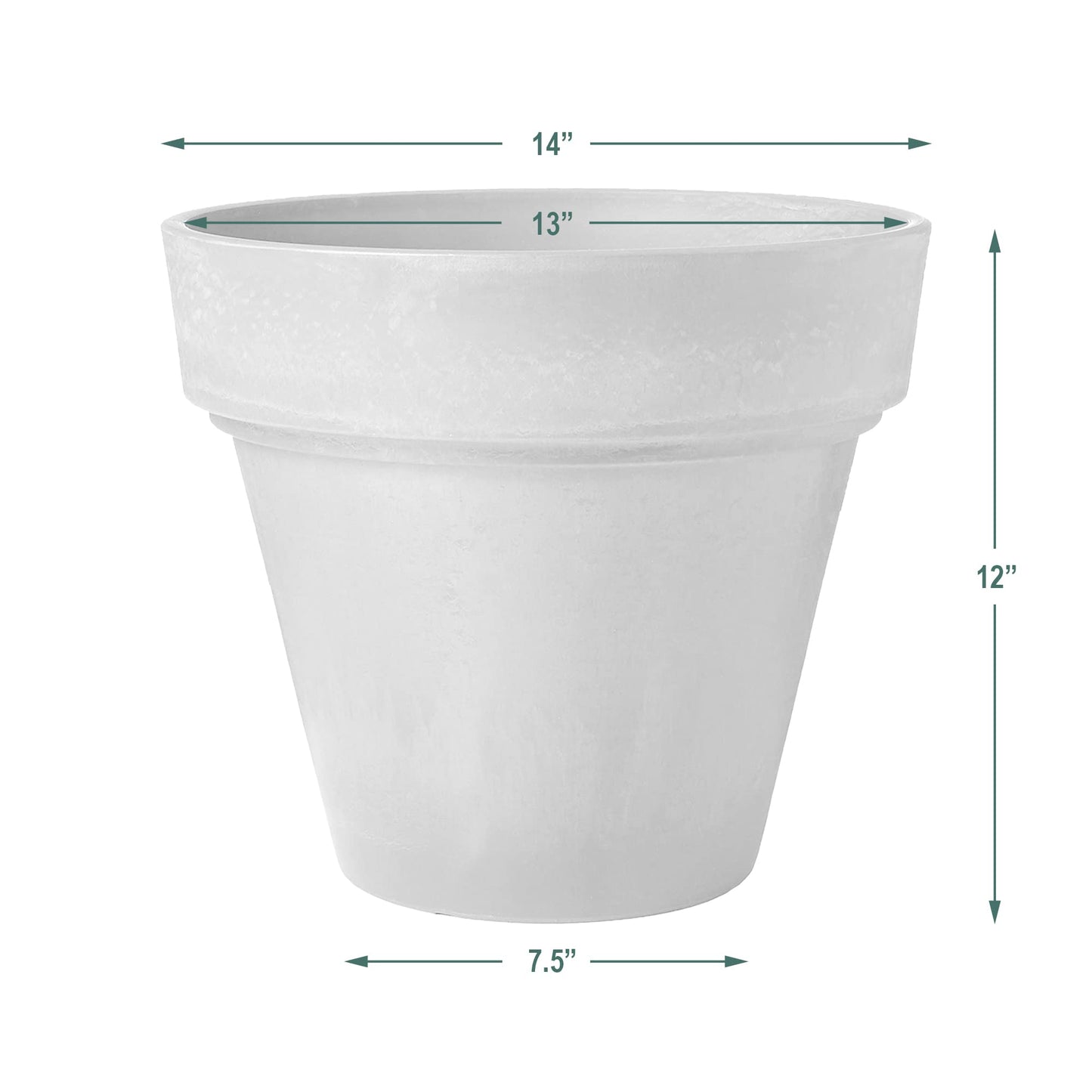 PSW OT35C Traditional Pot, 14 by 13-Inch, Chocolate