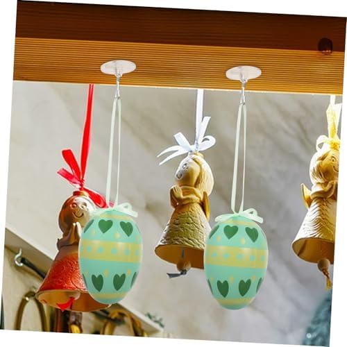 PRETYZOOM Self Adhesive Ceiling Hooks for Hanging Flyers and Lightweight Accessories with Sticky Discs 40pcs and Removable Stainless Steel Hooks During Holidays and Home Decor