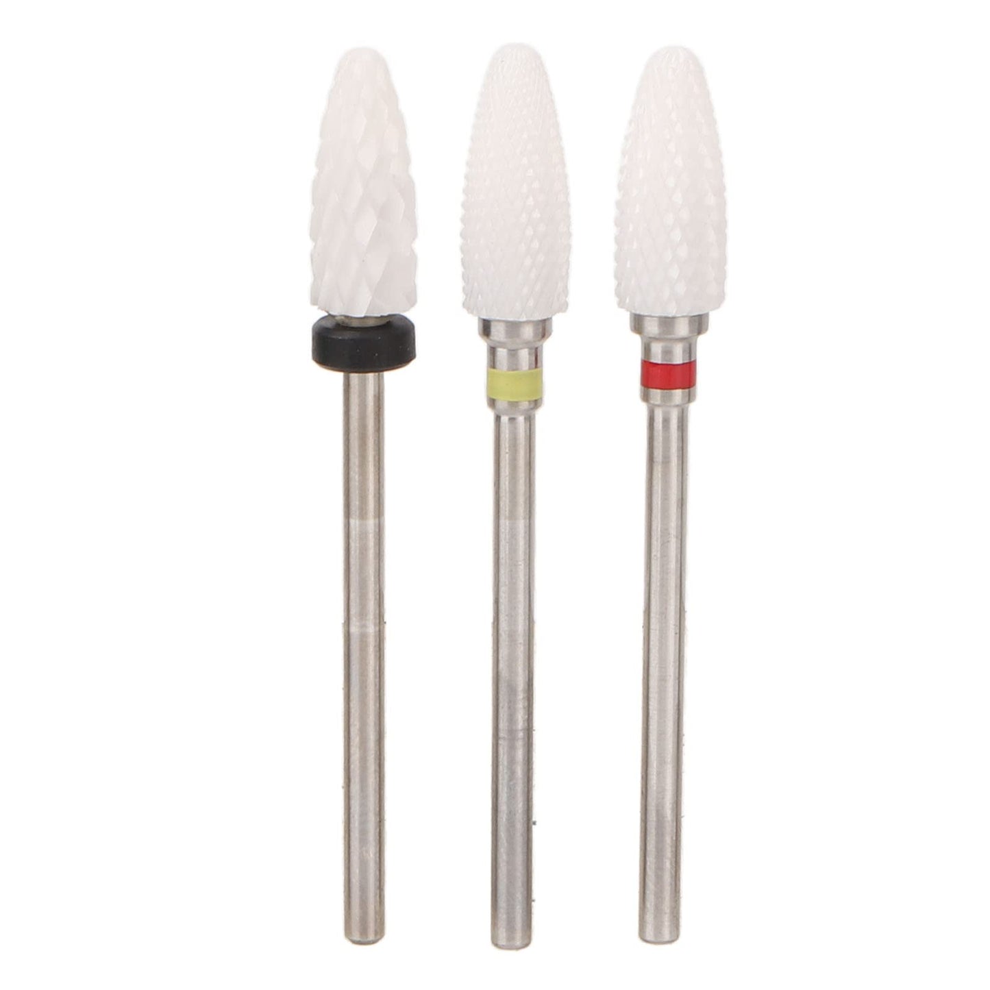 10 pcs Ceramic Nail Drill Bits Set, Electric Nail Files, Cuticle Polishing Bits for Acrylic Gel Nails, for Manicure and Pedicure for Nail Grinding