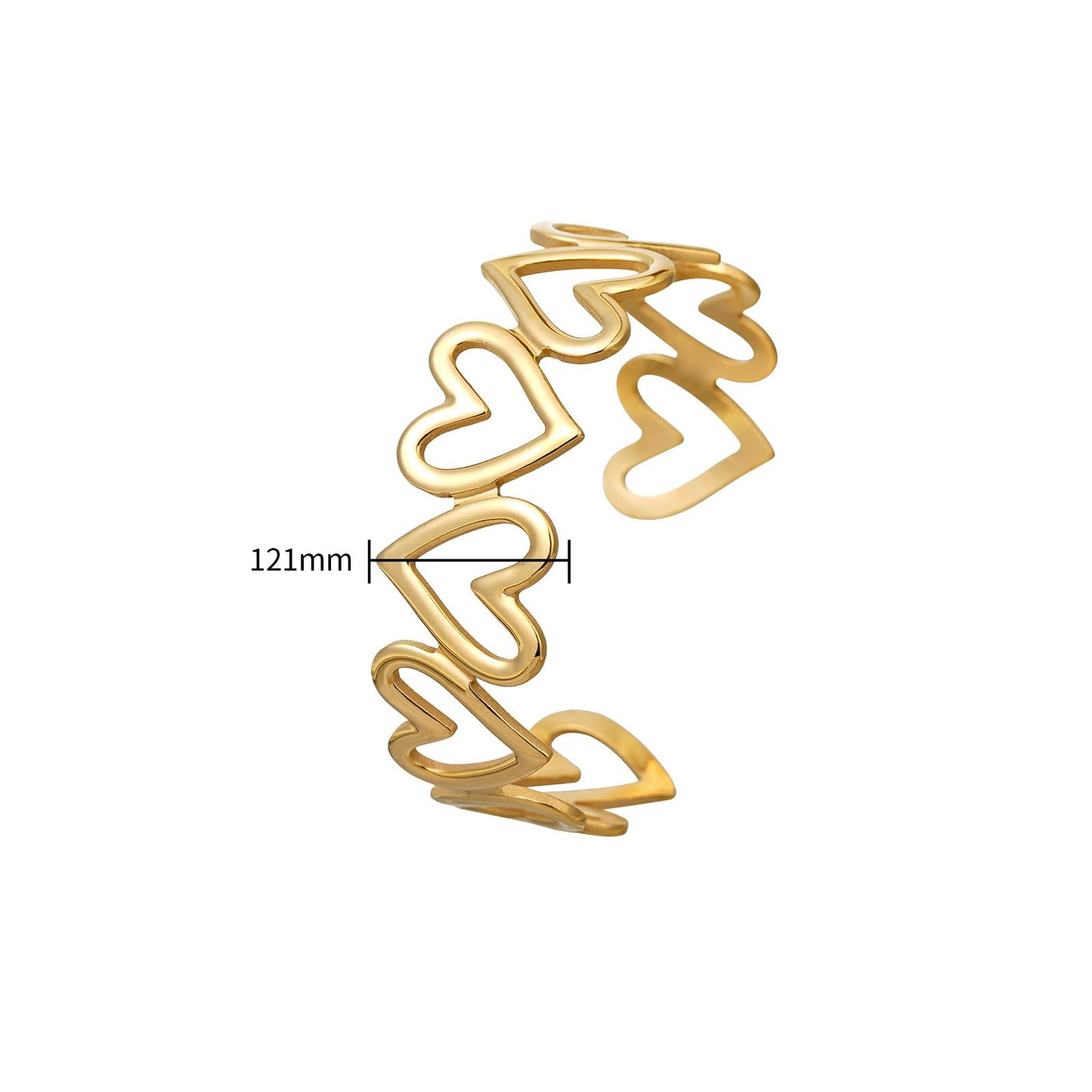 TaYolnFaSo 18K Real Gold Plated Open Cuff Bangle Bracelet for Women Adjustable Chunky Gold Bracelet Personalized Wide Wrist Cuff Bangle Bracelet Jewelry Gift for Women