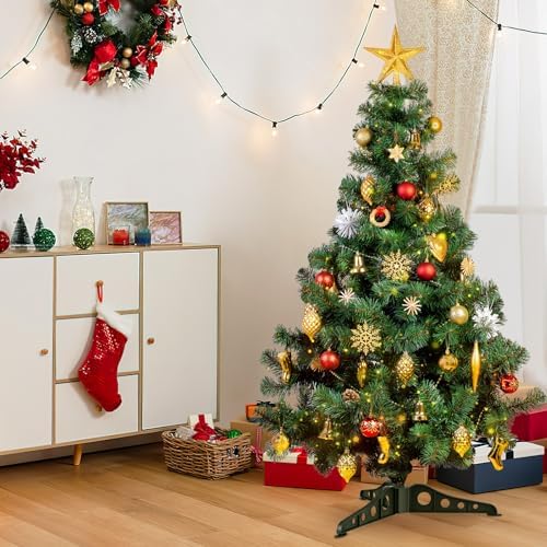 Christmas Tree Stand, Detachable Xmas Base Holder for 3-5 Feet Trees