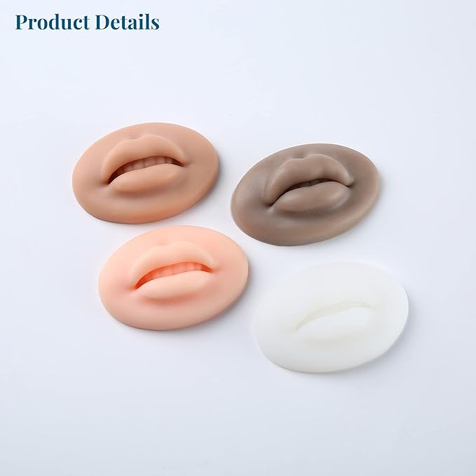 5D Soft Silicone Realistic Lip Practice Module For Semi Permanent Make Up - Lip Tattoo - PMU Supplies Tattoo Practice Lips