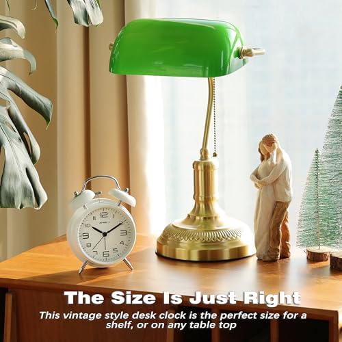 AYRELY?? Super Loud Alarm Clock for Heavy Sleepers Adults, Metal 4.5 Inches