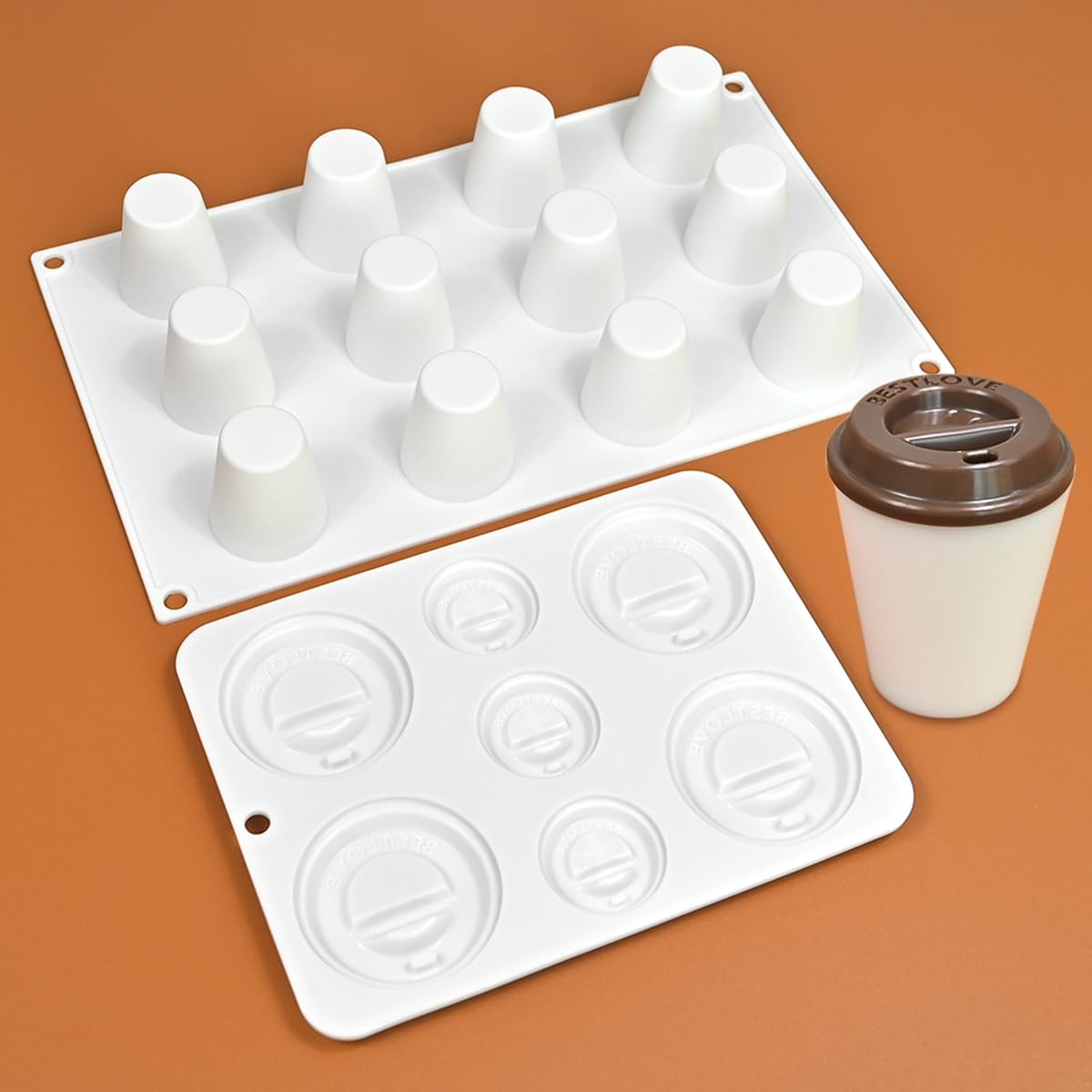 mostsom Cylinder Cup Shape Mousse Cake Mold For Making Chocolate Muffin Ice Shot Glass Mould Kitchen Baking Tool (A_ Small Cup)