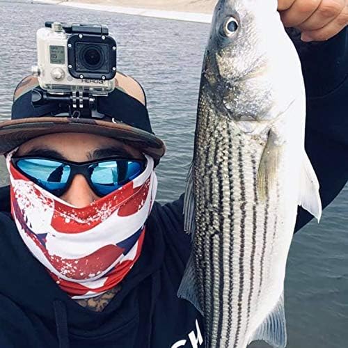 BASSDASH UPF 50+ UV Sun Protection Neck Gaiter Fishing Mask Hunting Kayaking Hiking Cycling Ski Sports