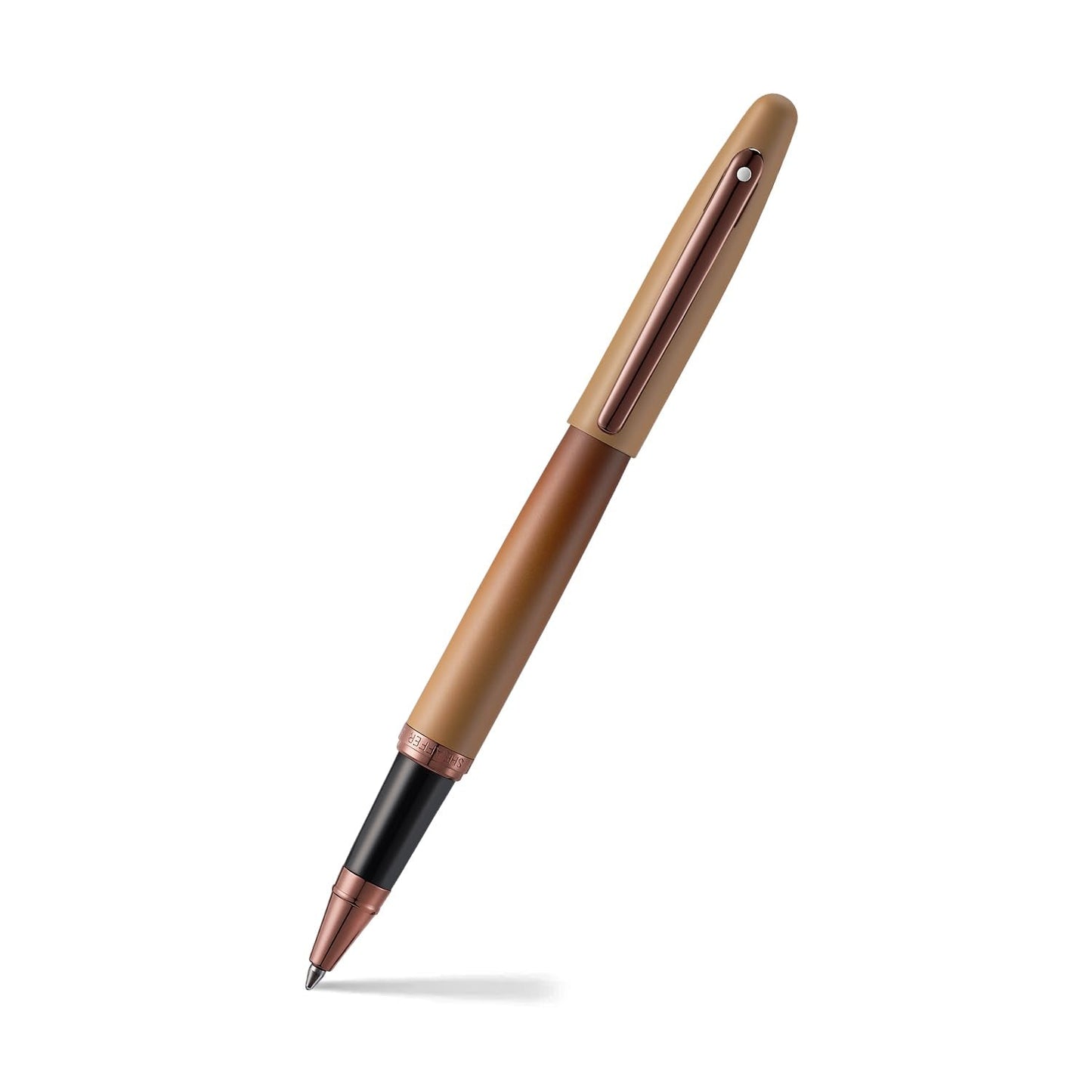 Sheaffer VFM 9428 Coffee Edition Matt Brown Pen with Regal Brown PVD Gold Signature Trims and White Dot of Excellence (Rollerball)
