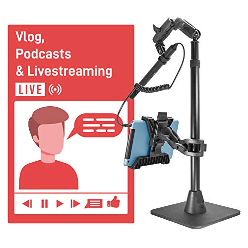 iBOLT Stream-Cast Creator Custom mount kit with over 60 variations- great for live streaming tutorial videos and photos. Great for crafters, bakers, artists- iPhone 11 Pro, Samsung Galaxy S10/ Note 20
