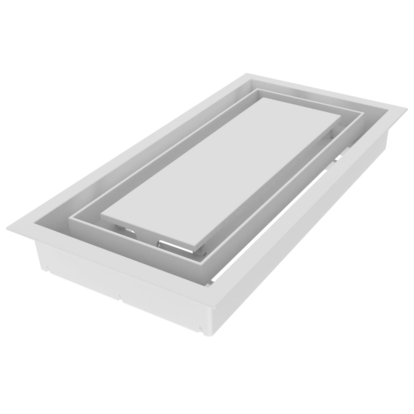 Fittes Framed Wall Vent [Lite+] - 6"x12" - Cotton White - 1 Pack