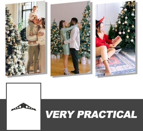 DOITOOL Sturdy Artificial Xmas Tree Stand with Detachable Folding Base, Abs Material Christmas Decorations