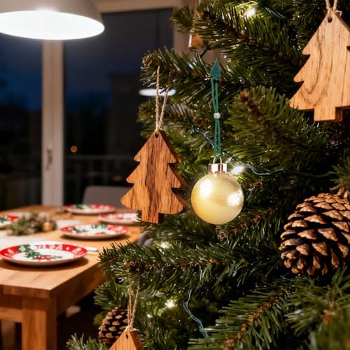 8pcs Ornament Hooks for Christmas Trees: Adjustable Silicone Christmas Ornament Hooks - Non-Slip Cable Ties for Hanging Bauble Crafts Door Holiday
