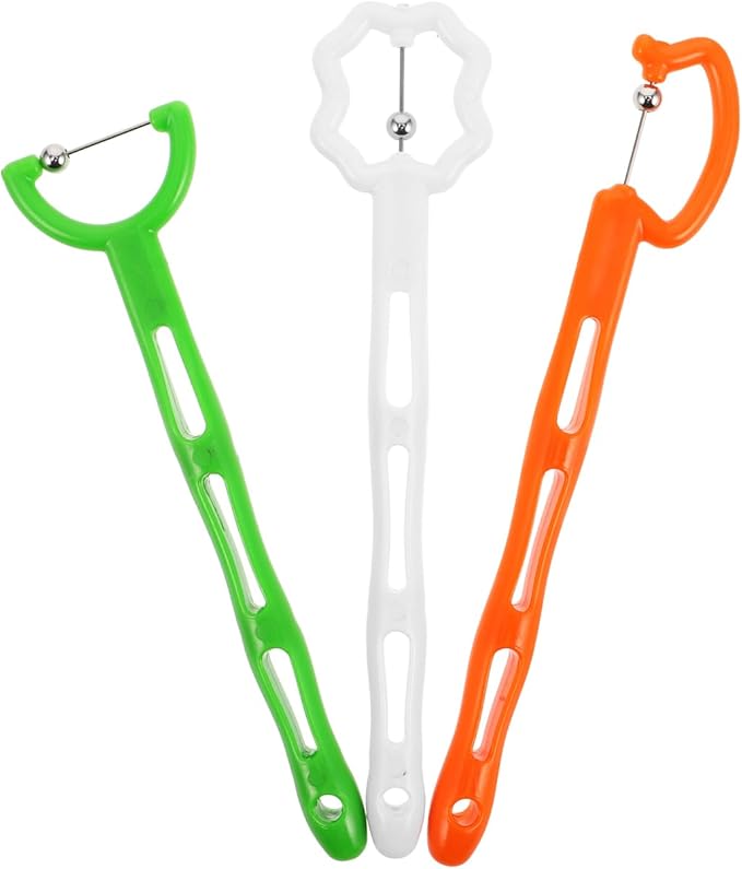 Garneck 3Pcs Oral Muscle Trainer Kids Tongue Thrust Corrector for Kids Speech Therapy Materials Tongue Muscle Exerciser Oral Training Tool
