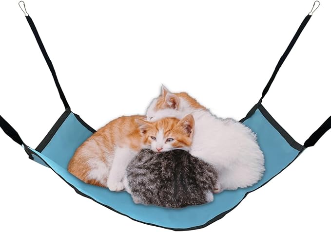 zhuohai Cat Hammock for Cage Hanging，Breathable Coolness Hammock Bed for cat Small Animal