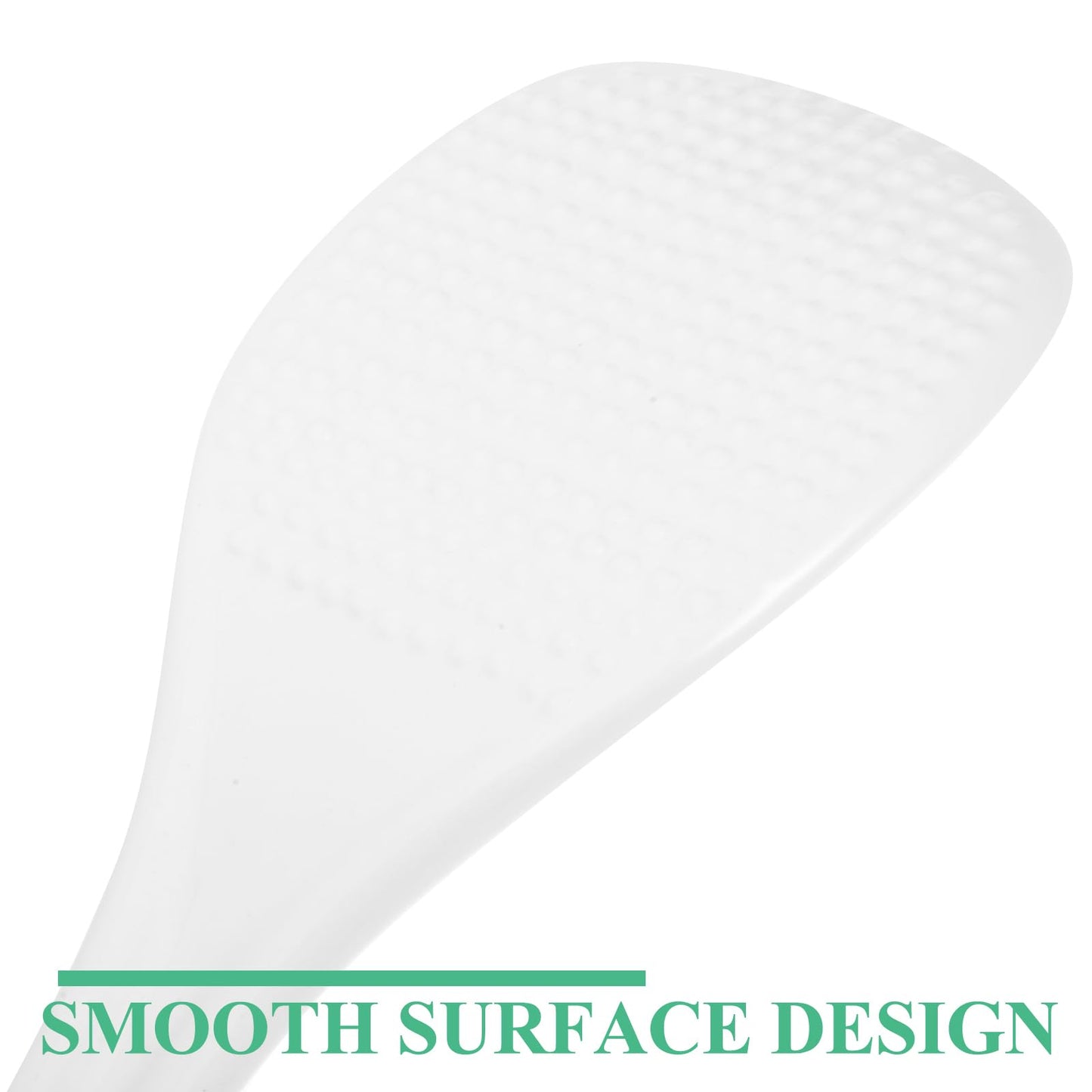 VOSAREA 2pcs Rice Spoons Ceramic Rice Paddles Non-stick Rice Serving Spoon Rice Potato Food Server Spatula Rice Scooper Kitchen Tool Rice Cooker Spoons Cooker Scoops