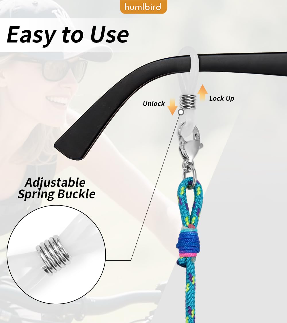 humlbird Glasses Strap Eyeglass Holder Strap for Eyewear Eye Glass Chain for Women Blue
