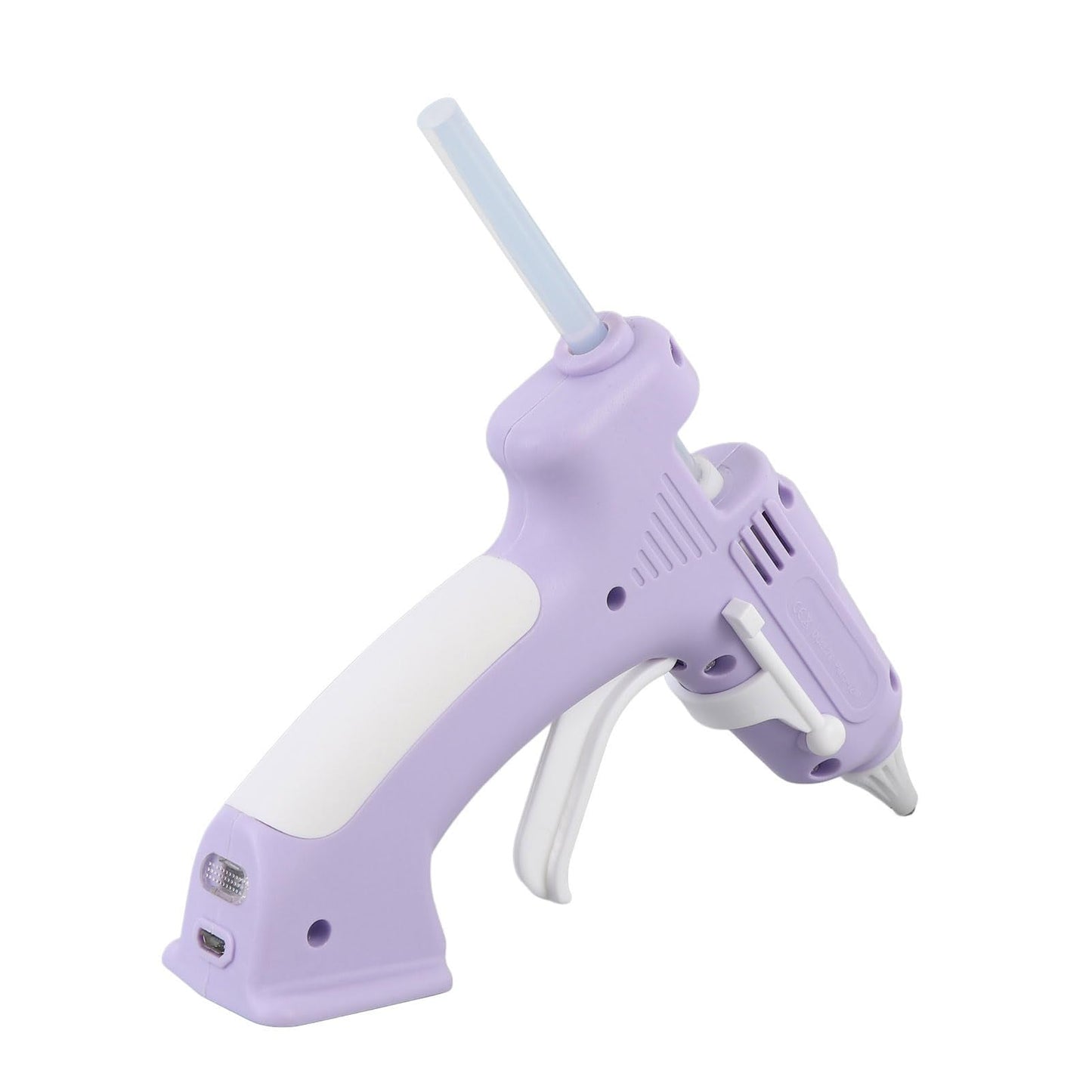 Cordless Glue Gun, Mini Glue Gun, with 10 Glue Sticks, Cordless Hot Melt Glue Tool, Rechargeable Hot Glue Gun Kit, for DIY Gift Craft Decor (Violet)
