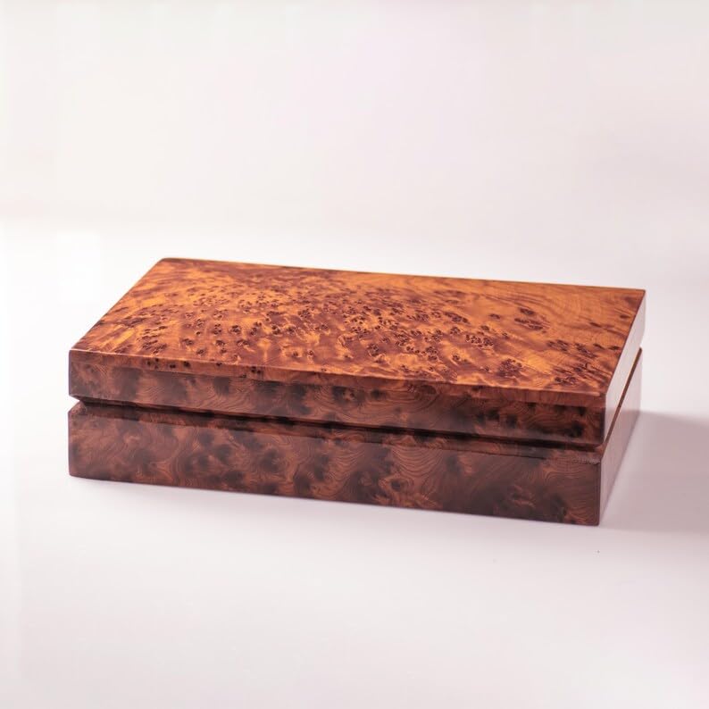 BAZAARDI Hand Carved Wooden Multipurpose Keepsake Jewelry Decorative Art Box Storage Organizer (Large wood Box,Antique) (LARGE)