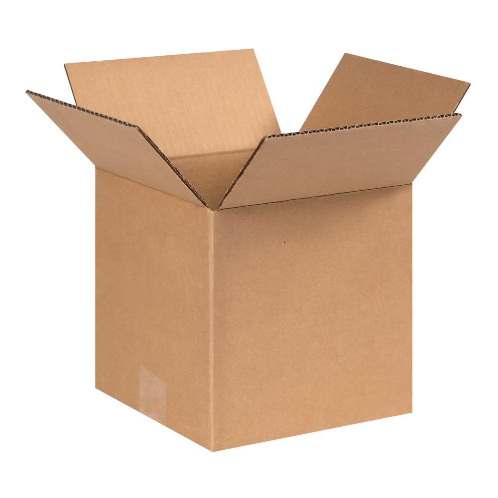 BOX USA Cube Shipping Boxes 8"L x 8"W x 8"H (25-Pack) - Small Corrugated Cardboard Packaging Boxes for Shipping, Packing, Moving, and Storage at Home, Office, or Business