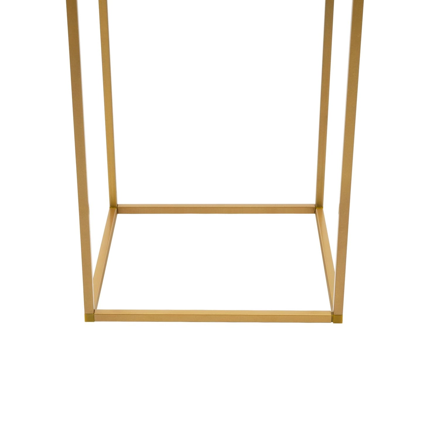 10PCs 31.4 in Tall Metal Column Flower Stand for Wedding Table Centerpieces, Gold Rectangular Floor Vase Holder Display Rack for Birthday Party Events Home Decor (31.4 in)