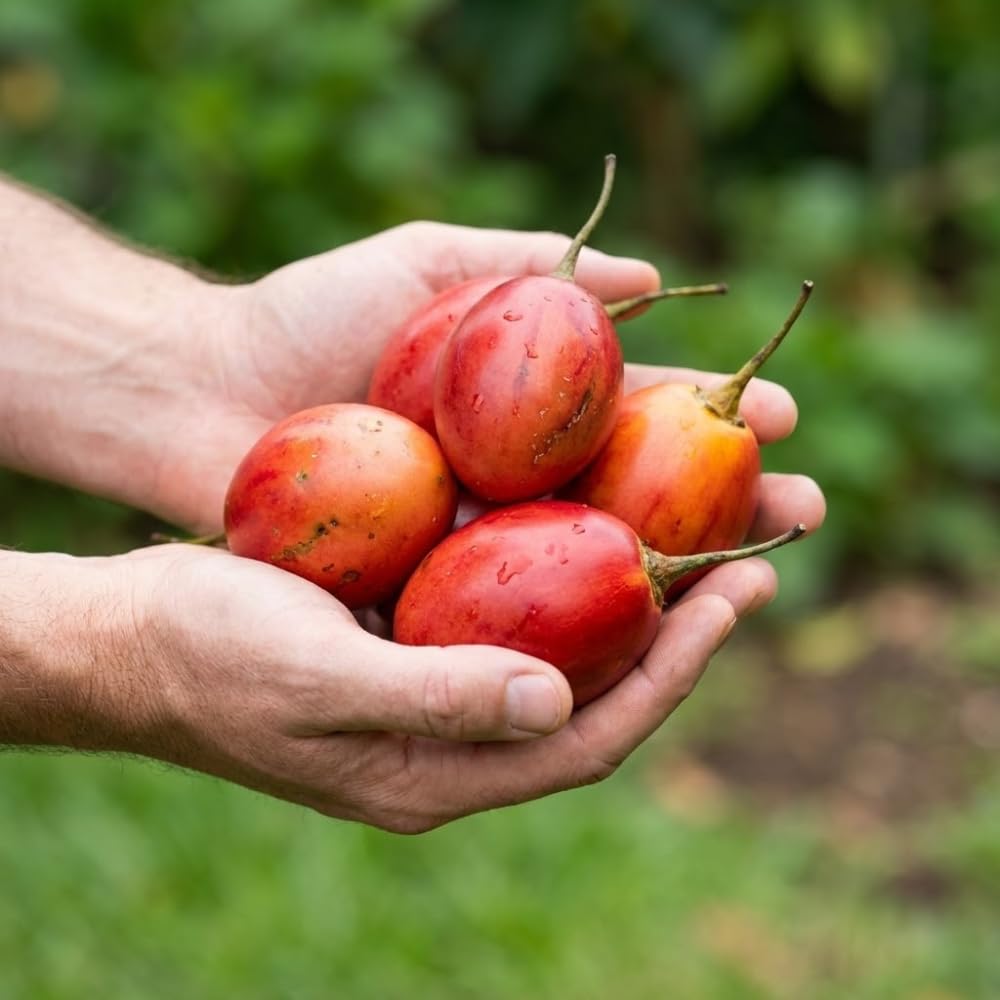 50 Tamarillo (Tree Tomato) Seeds - Cyphomandra Betacea - Solanum Fruit Tree Seeds