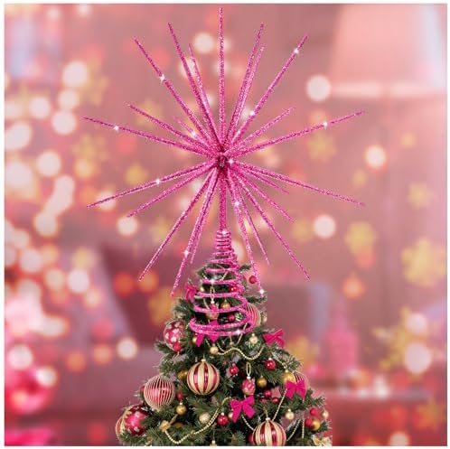 Christmas Tree Topper - 3D Burst Tree Topper Decoration