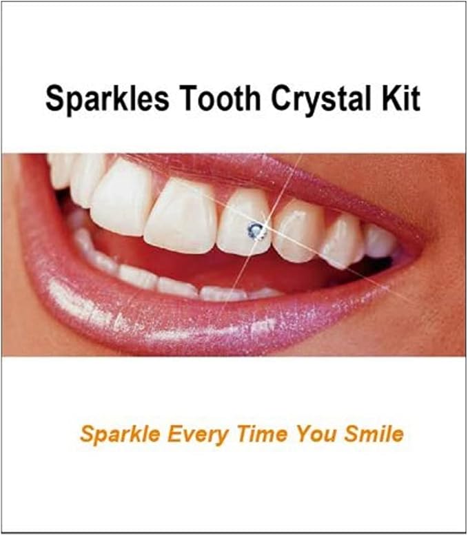 Belle G Tooth Crystal Kit - 20 Pieces Pink And Clear Crystals