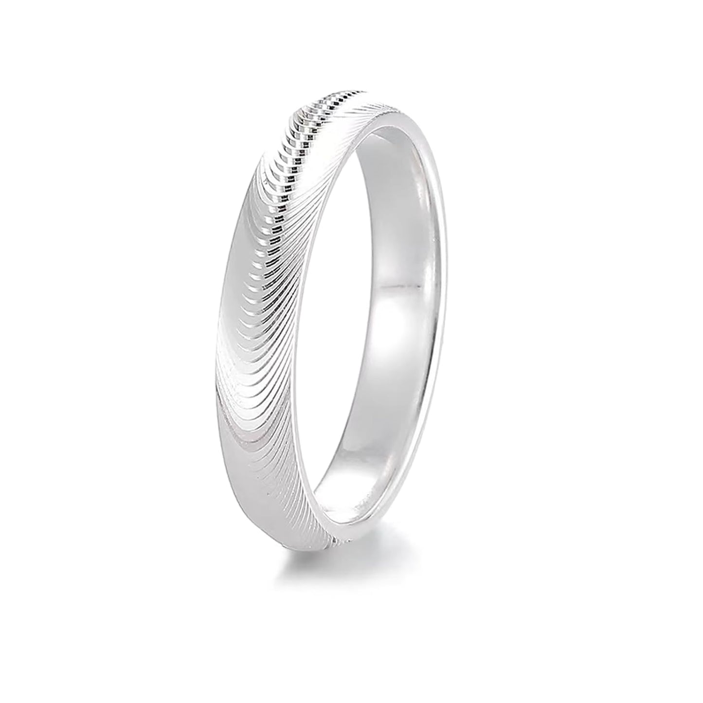 LUDKCCIR Lymphatic Magtherapy Cats Eye Ring for Women, Dainty Lymph Detox Drainage Titanium Ion Therapy Rings Finger Jewelry Gift for Men Silver 8