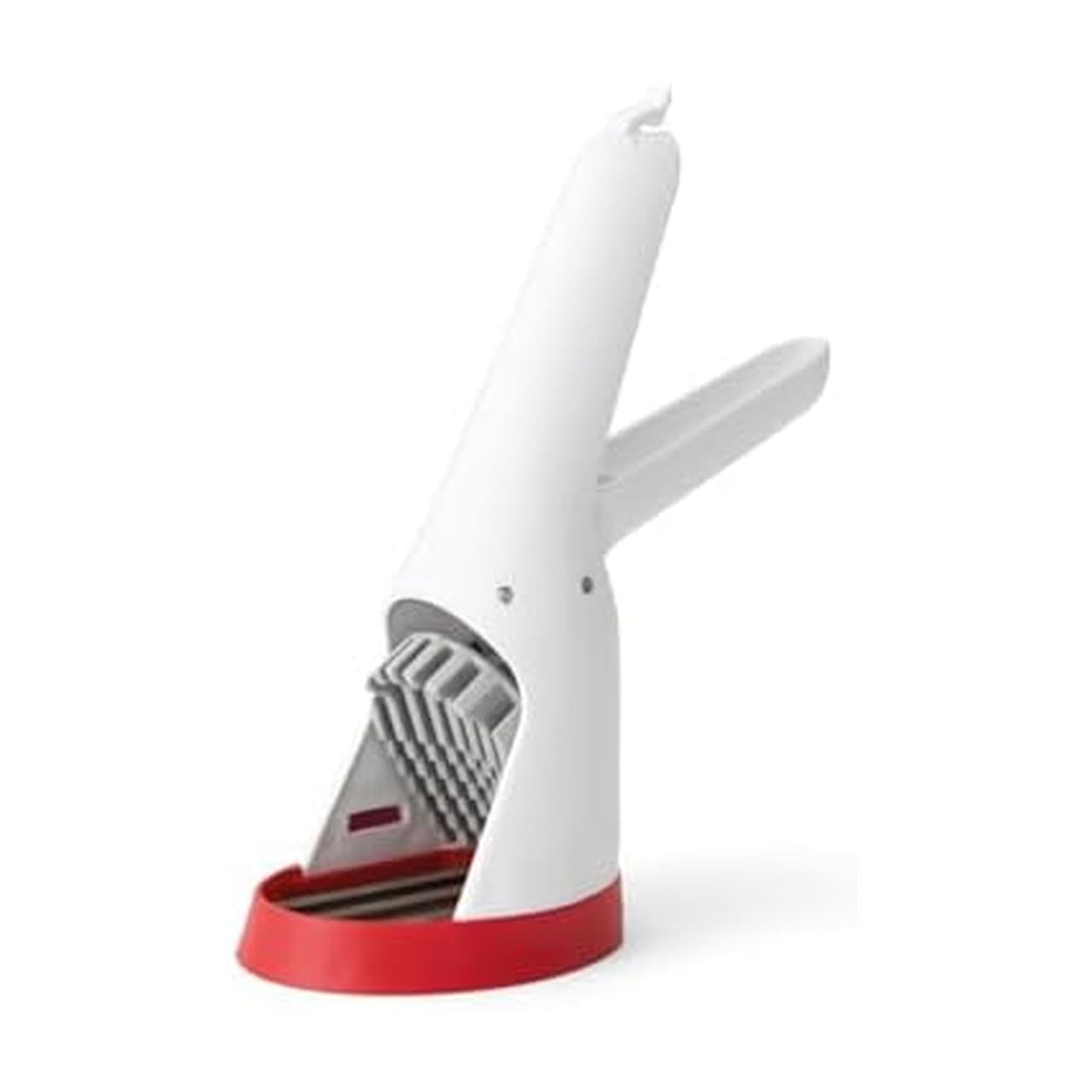 Chef'n Hand-Held Slicer Strawberry Slicester, Updated Design, Cherry/Meringue (102-712-400)