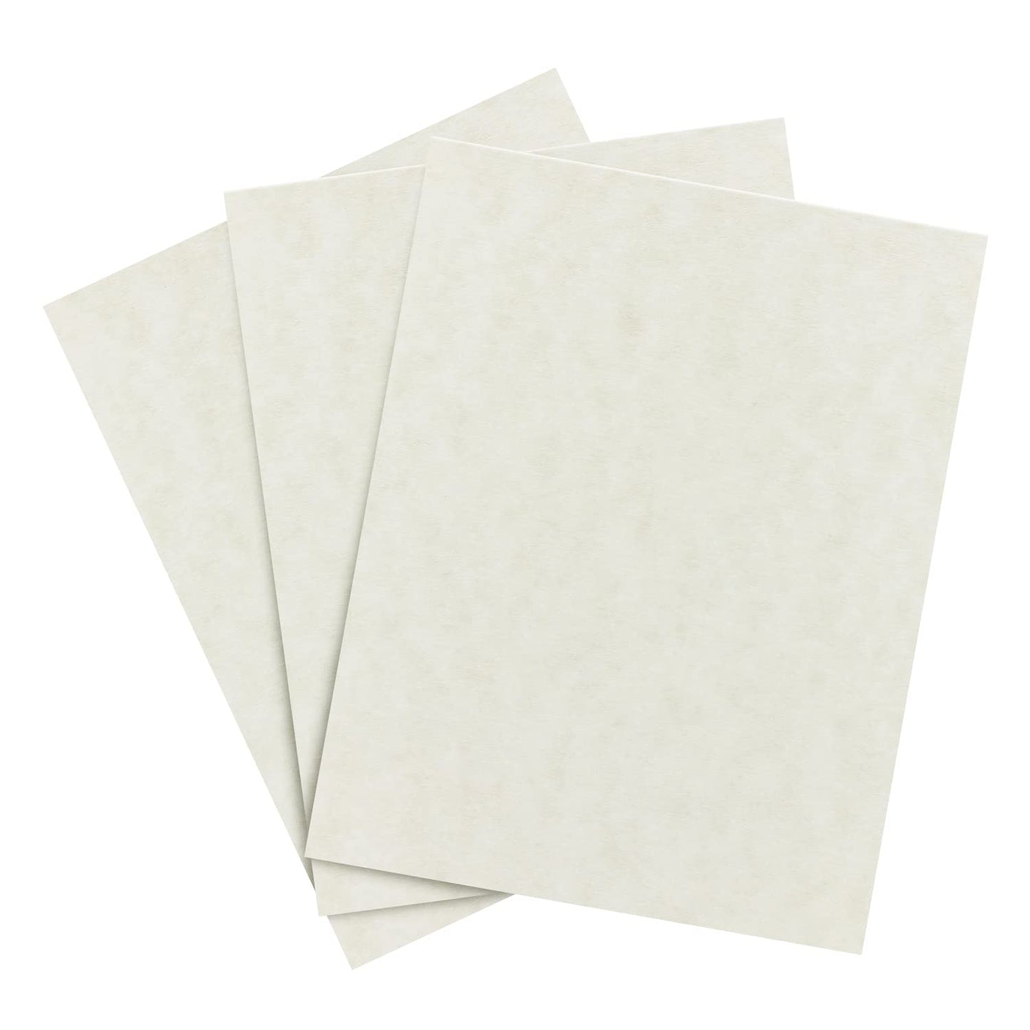 Natural Parchment Paper – Great for Certificates, Menus and Wedding Invitations | 24lb Bond / 60lb Text / 90GSM | Writing, Copy, Printing – 8.5 x 11 Letter Size Paper | 100 Sheets per Pack