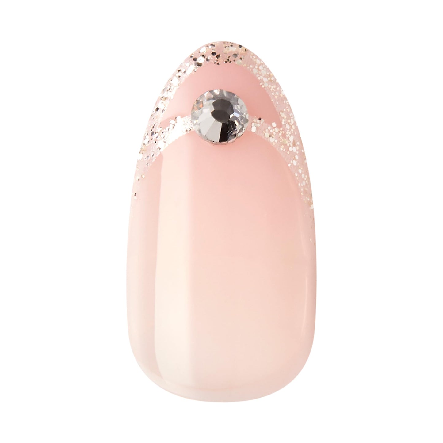 KISS imPRESS Press-On Manicure Premium Collection Fake Nails - All My Love, Pink, Aurora, Medium & Almond Shape, Easy To Apply, Super Hold, Chip Proof, Smudge Proof, No Dry Time, Durable | 30 Count
