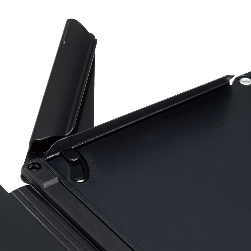 Lihit Lab F5902 Noir Clip File, A5, Black