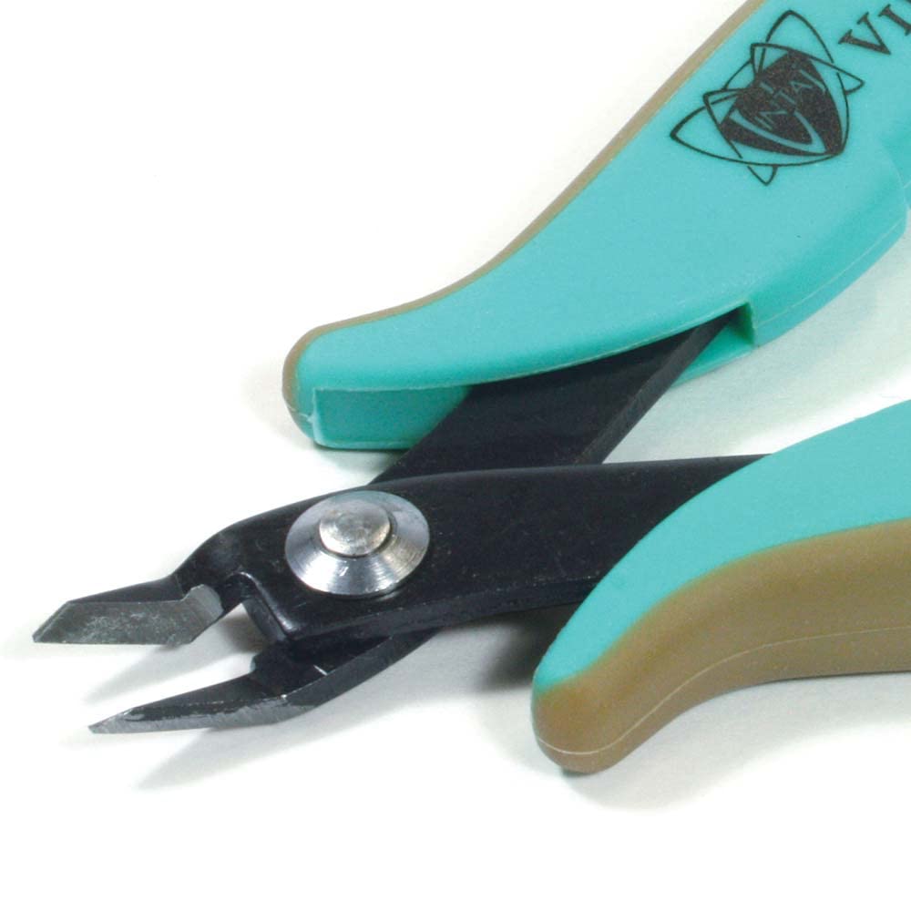The Beadsmith Vintaj Semi-Flush Cutter – 5-Inches (127mm), Ergonomic Handle – Make Clean, Flush & Precise Cuts – Jewelry Making Tool for Creating Earrings, Bracelets & Necklaces