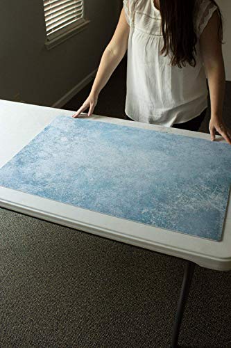 Bessie Bakes Blue Stone Replicated Photography Backdrop 2 Feet Wide x 3 Feet Long 3 mm Thick