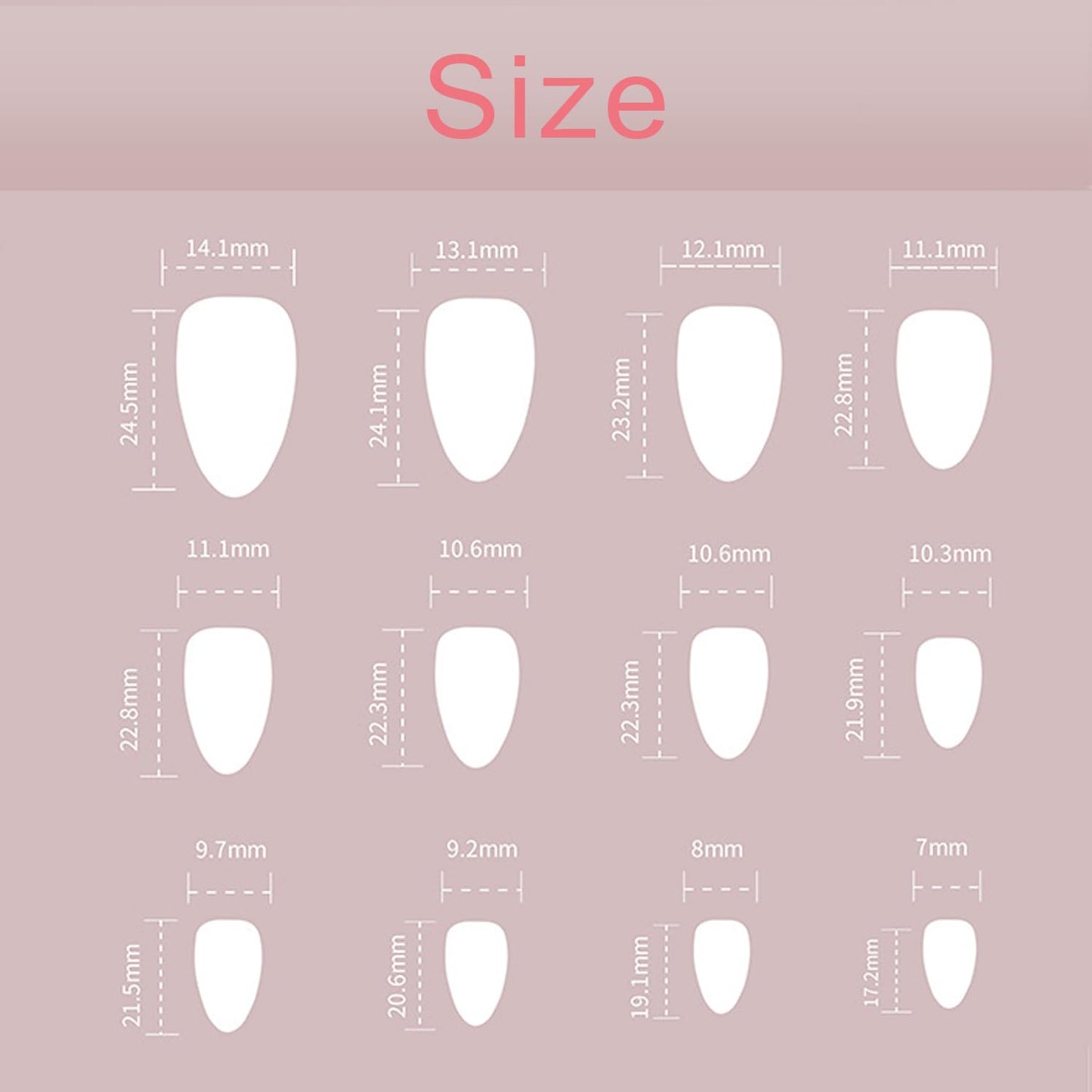 3D Gold Irregular French Tip Press on Nails Medium Almond Gradient Fake Nails Star Rhinestones Acrylic False Nail Glossy Full Cover Glue on Nail for Women
