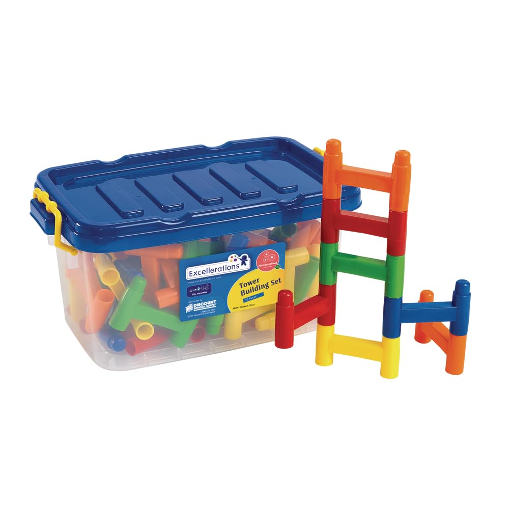 Excellerations Tower Building Set - 50 Pieces (Item # Tow)