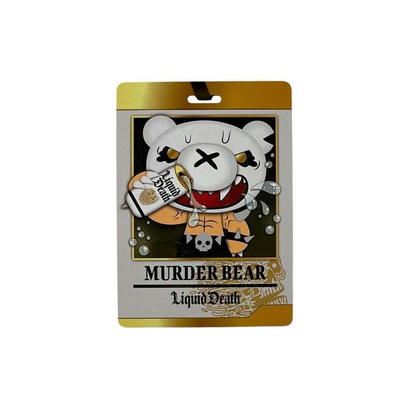 Deddy Bears X Liquid Death Murder Bear | Plush Toy Bear | Horror | 12 Inch Collectible Teddy Bear in Coffin