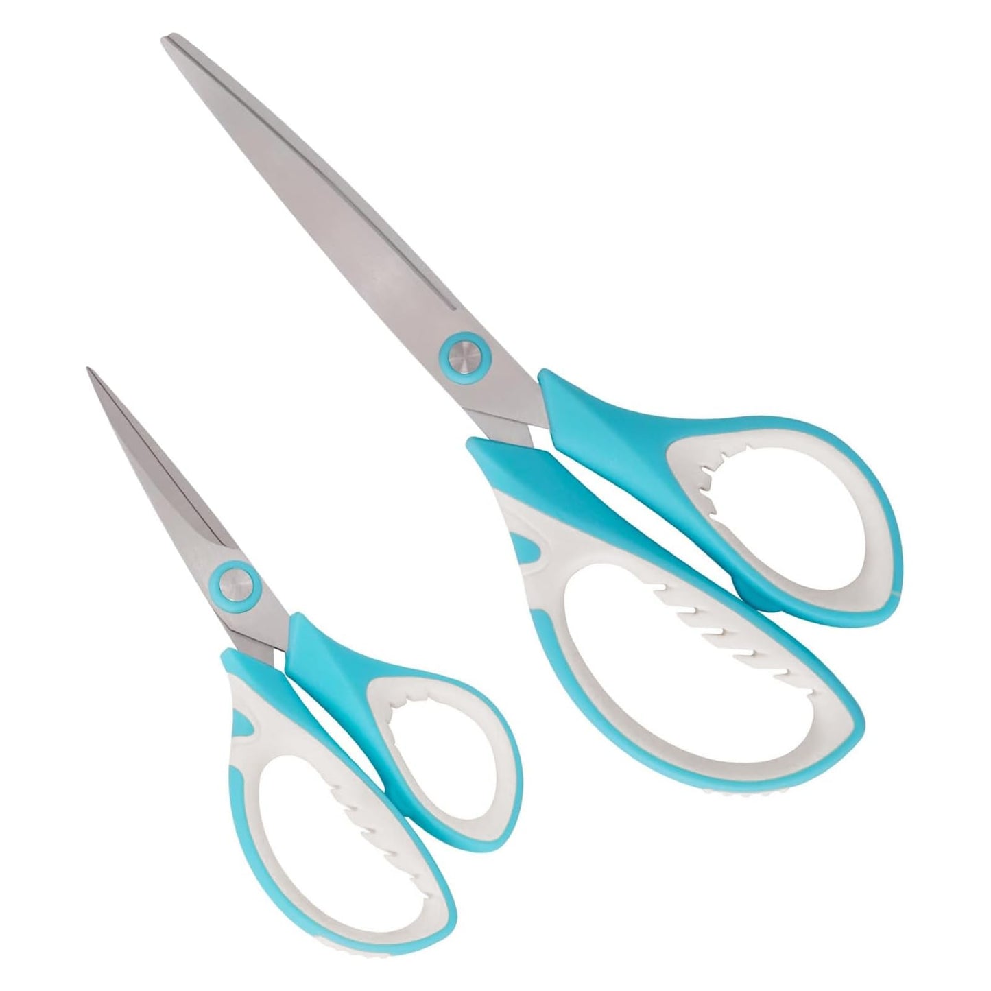 MANUFORE Professional Sewing Scissors Set: Big and Small Scissors, Rotary Cutter with 3pcs Extra Blades for Cutting Fabric