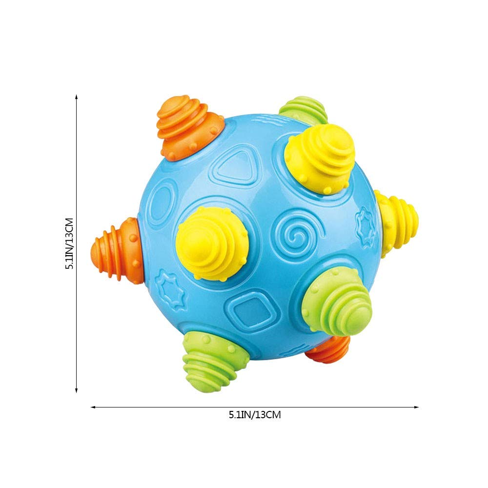 Baby Music Shake Dancing Ball Toy, BPA Free Bouncing Sensory Developmental Ball for Boys and Girls