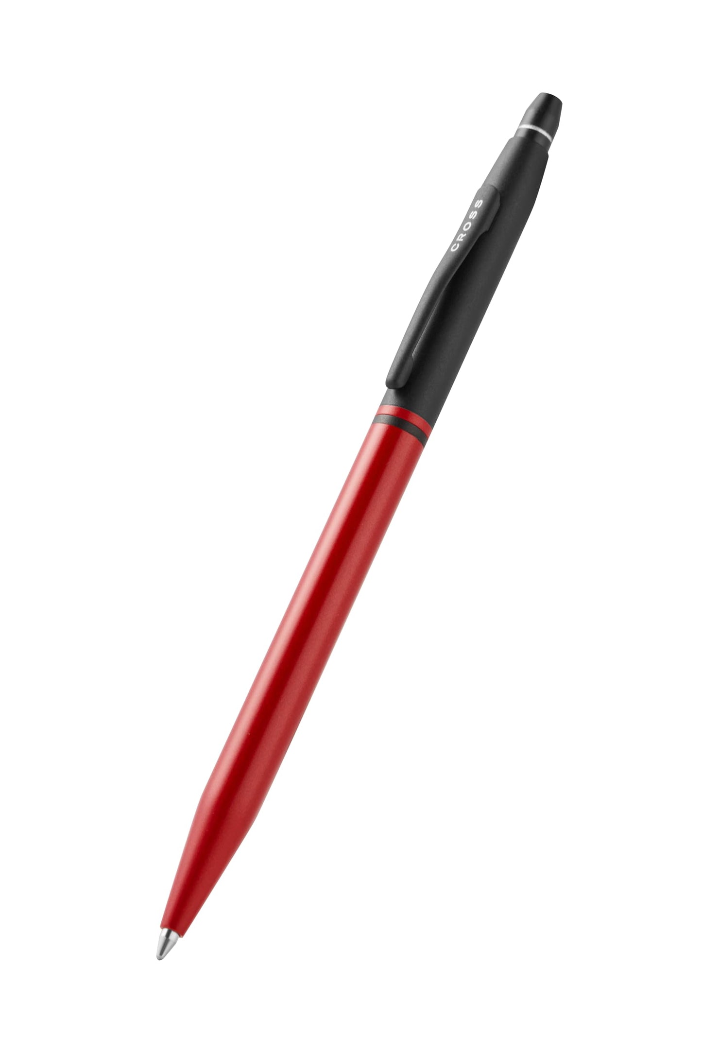 Cross Click Tuxedo Selectip Ballpoint Pen, Striking Satin Metallic Red with Black Contrasting Appointments, High-End Gift, Smooth Writing, Luxury Corporate Gift Box