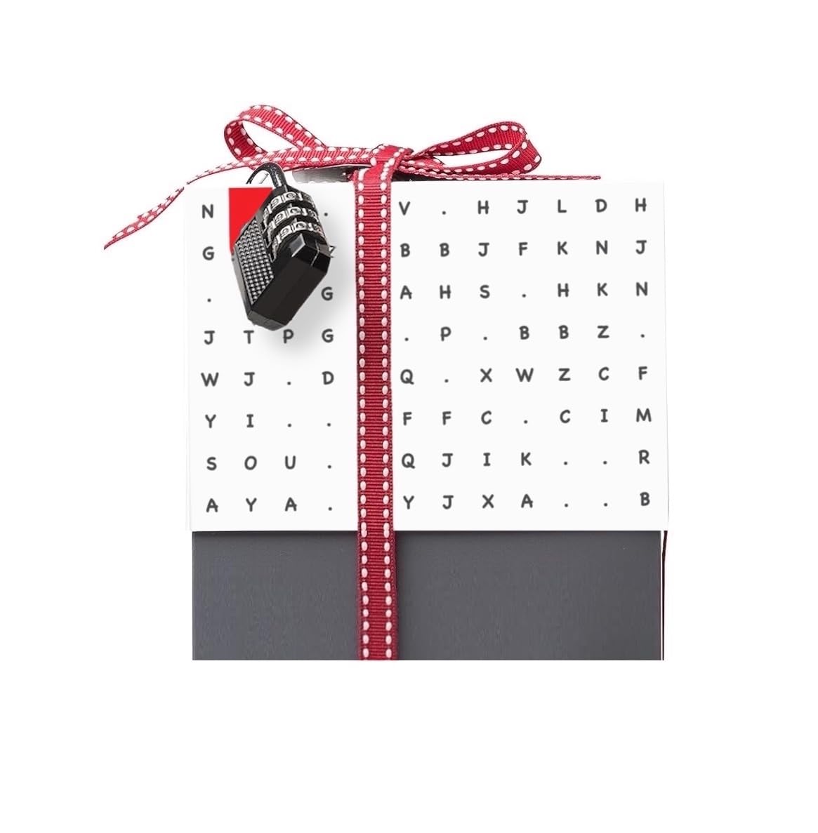 Puzzle Gift Box – Solve 3 Puzzles to Unlock The Surprise – Unique Packaging for Small Gifts, 2nd Generation (White)