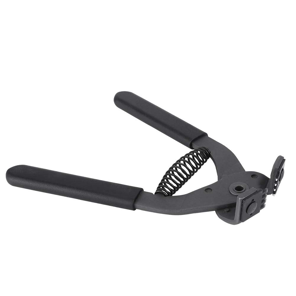 Leather Punch Tool Silent Pliers, 6.7in Handheld Leather Hole Punch Tool with 0.15in Head, DIY Leather Art Craft Hole Punch Stitching Hand Pliers for Belts Straps Saddles Shoes (4mm-4 Teeth)