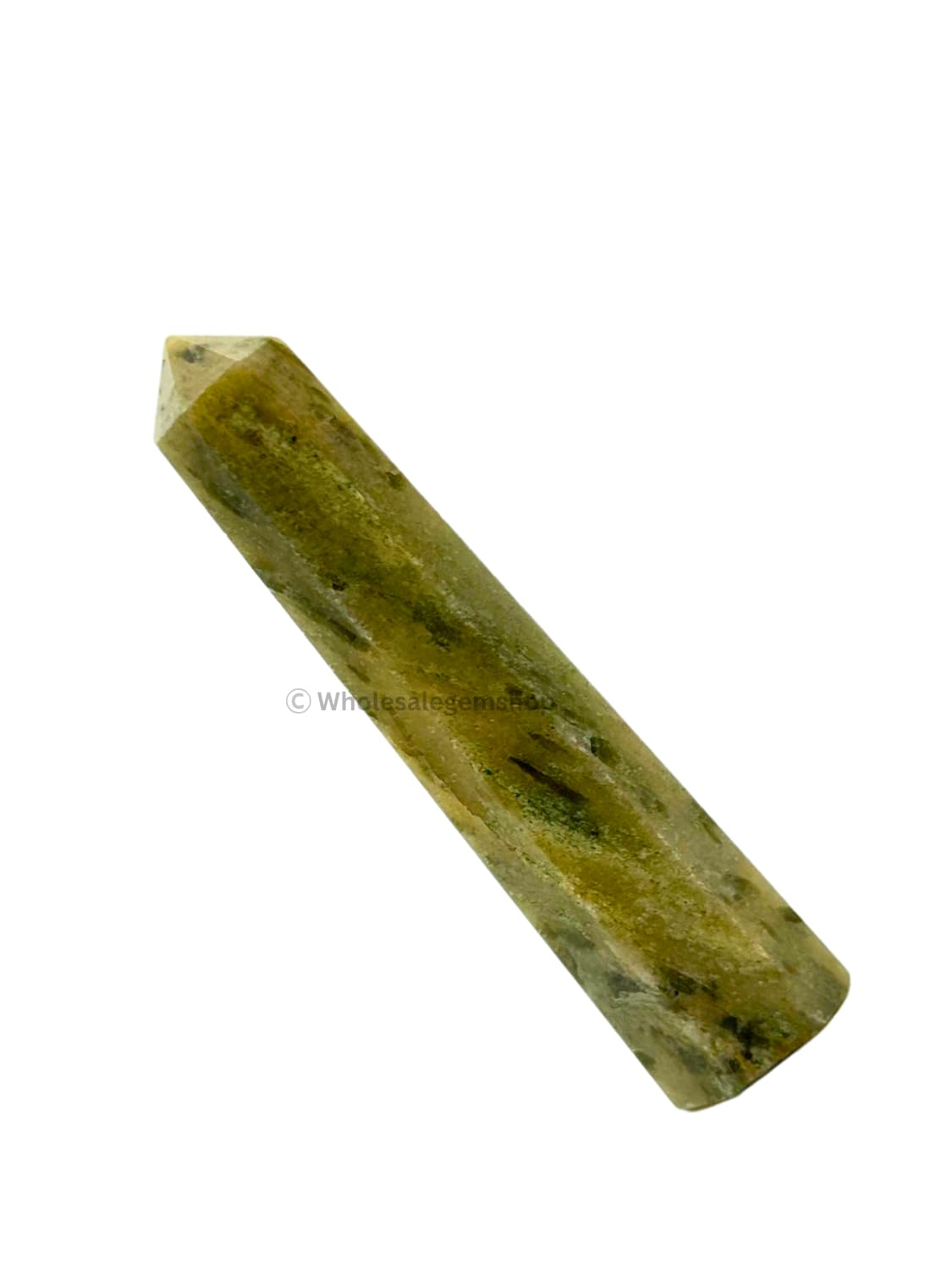 3 Inch Green Kyanite Gemstones Obelisk Tower Jumbo Facet Aura Rock Crystal Natural Polished Earth Wand Spirit