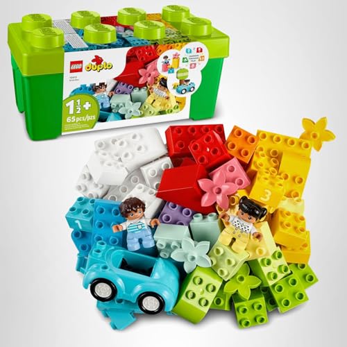 LEGO DUPLO Classic Brick Box Building Blocks - Learning & Educational Toys for Toddlers, Preschool, Ages 1.5+ Years - Develop Fine Motor Skills - Gift for Birthdays - 10913