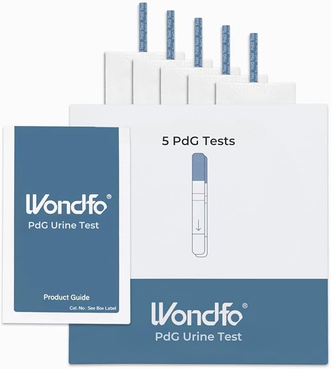 Wondfo PdG Urine Test- 5 Tests to Track Ovulation at Home for Women