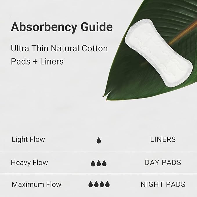 Veeda Natural Cotton Night Pads for Women - Overnight Heavy Flow Absorbent Ultra-Thin Feminine Pad - Hypoallergenic Period pads with Wings - Unscented & Chlorine free Sanitary Napkins - 72 Count