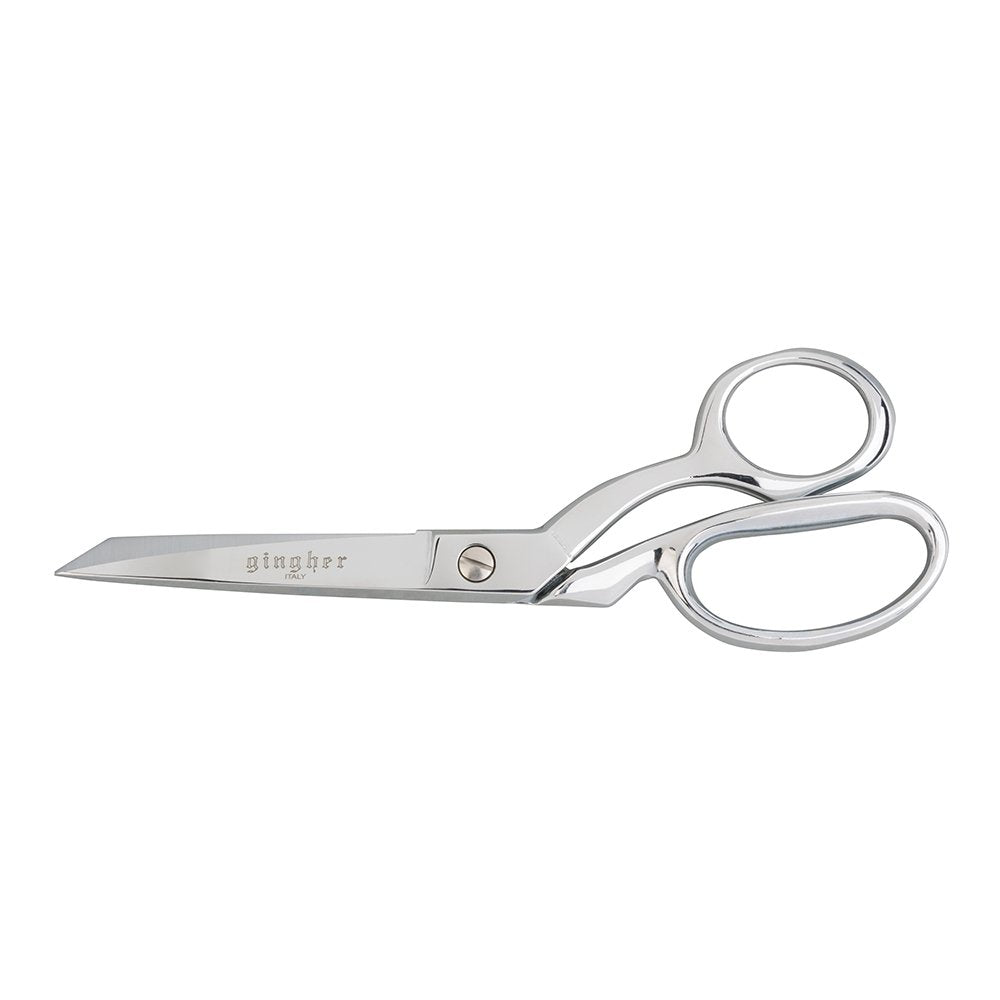 Gingher 8-Inch Micro-Serrated Edge Knife Edge Dressmaker's Shears, Blunt Tip