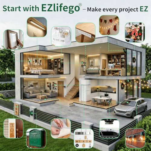 EZlifego Double Sided Tape Heavy Duty, Nano Double Sided Adhesive Tape, Clear Mounting Tape Picture Hanging Adhesive Strips (9.85FT) - size: 9.85 Feet
