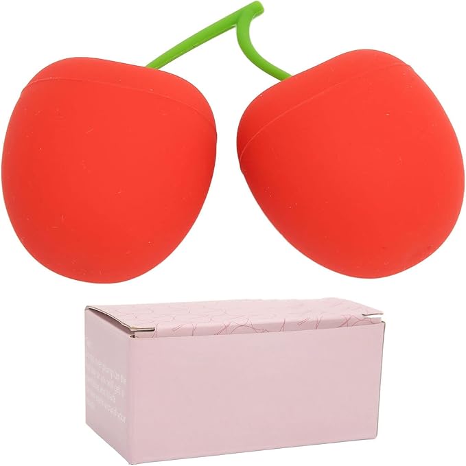 Lip Plumper Tool Soft Silicone Cherry Shaped Oval Round Lip Plumping Device for Women