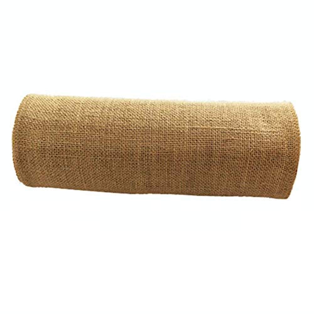OZXCHIXU Jute Burlap Table Runner-12'' Wide x 10 Yards Long Burlap Fabric Roll Perfect for Weddings, Table-Runners, Decorations & Crafts.